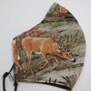 Facemask "Doe On The RUN" Man's 7x10